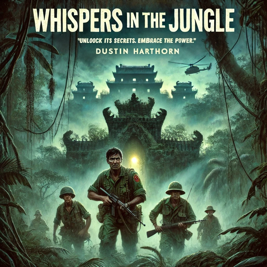 The cover for Whispers In The Jungle.